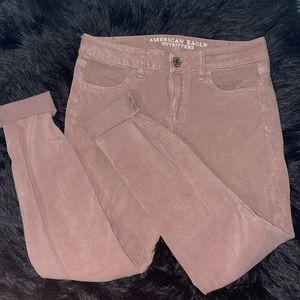 American Eagle dusty pink jegging